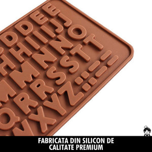 Forma de Silicon pentru Ciocolata -  Litere de Tipar